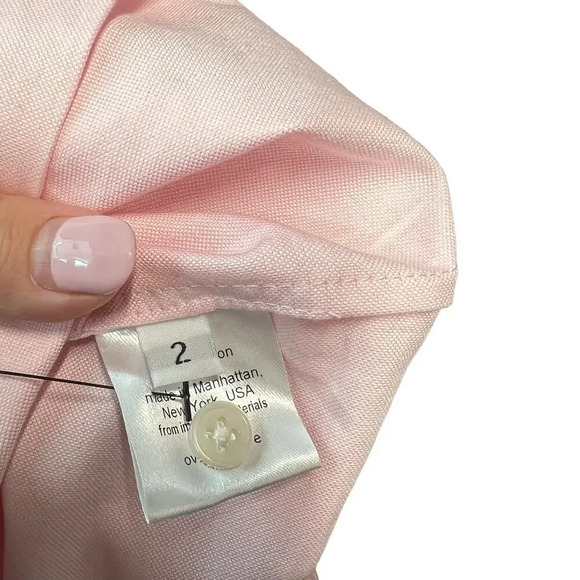 Rachel‎ Comey Maquette Dress in Pink Long Sleeve Lace-Up Size 2 - Picture 13 of 15